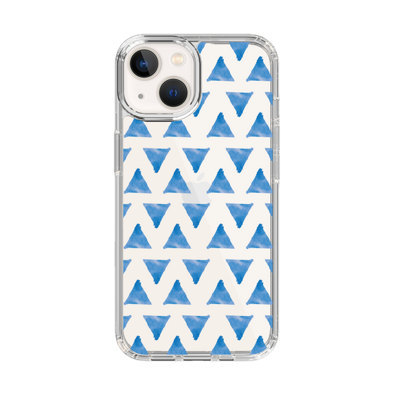 Slim Protection Case［ Original - Favorite Color Triangle - Blue ］
