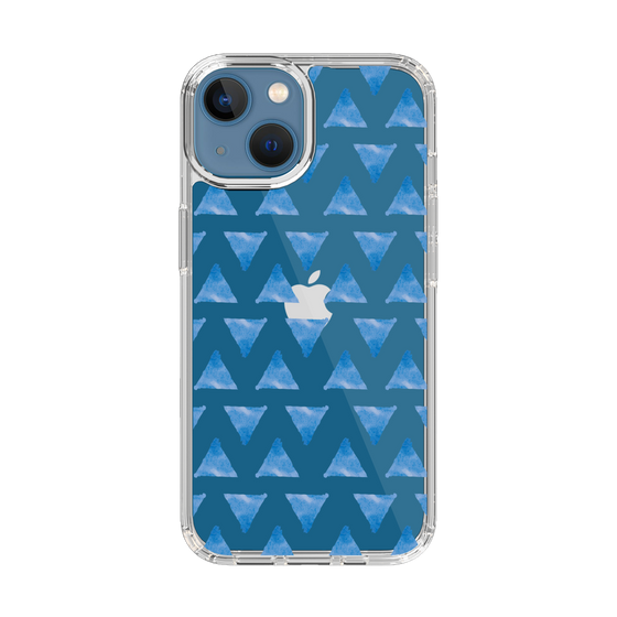 Slim Protection Case［ Original - Favorite Color Triangle - Blue ］
