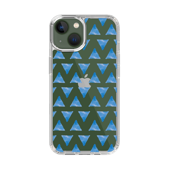 Slim Protection Case［ Original - Favorite Color Triangle - Blue ］