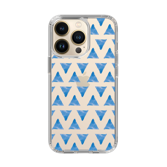 Slim Protection Case［ Original - Favorite Color Triangle - Blue ］