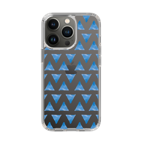 Slim Protection Case［ Original - Favorite Color Triangle - Blue ］