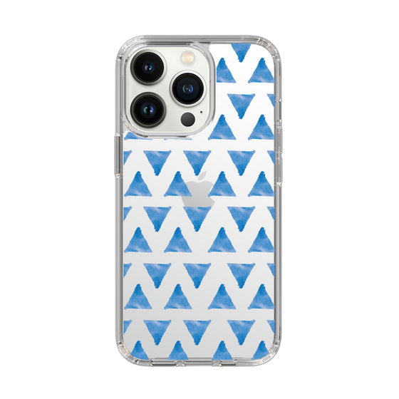 Slim Protection Case［ Original - Favorite Color Triangle - Blue ］