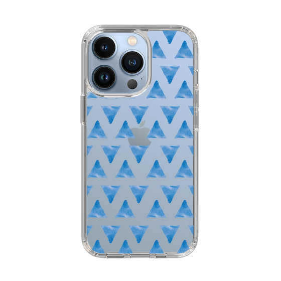 Slim Protection Case［ Original - Favorite Color Triangle - Blue ］
