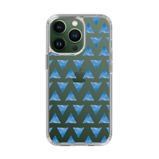 Slim Protection Case［ Original - Favorite Color Triangle - Blue ］