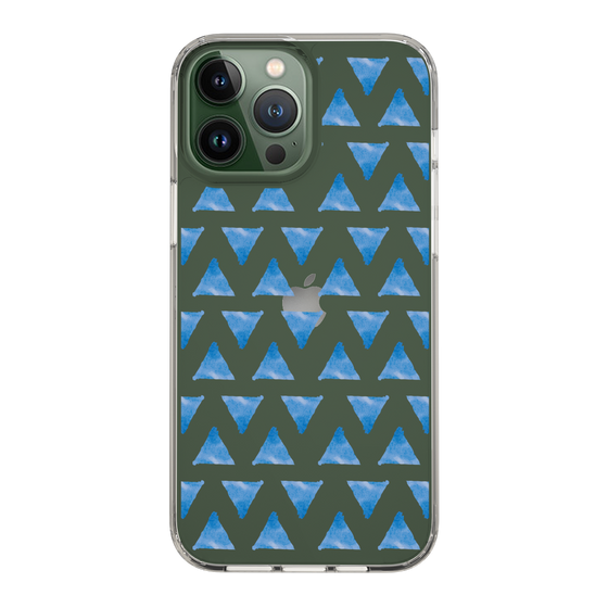 Slim Protection Case［ Original - Favorite Color Triangle - Blue ］