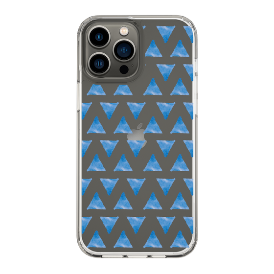 Slim Protection Case［ Original - Favorite Color Triangle - Blue ］