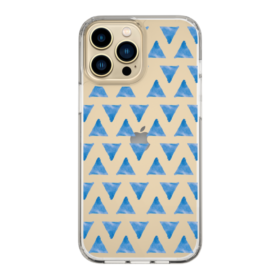 Slim Protection Case［ Original - Favorite Color Triangle - Blue ］