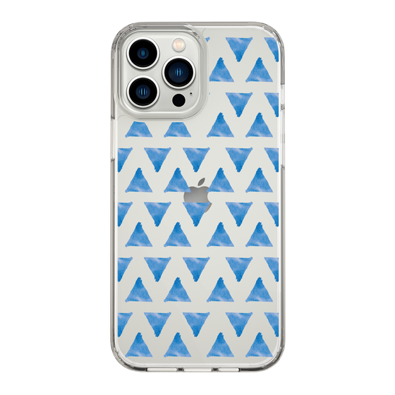 Slim Protection Case［ Original - Favorite Color Triangle - Blue ］
