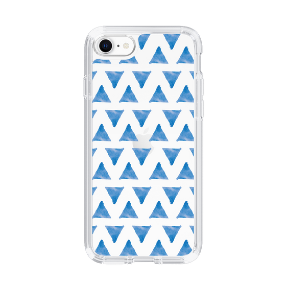 Slim Protection Case［ Original - Favorite Color Triangle - Blue ］