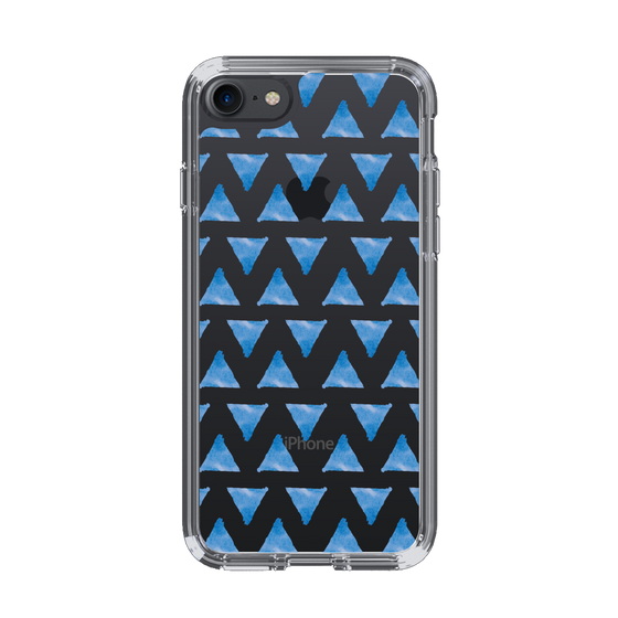 Slim Protection Case［ Original - Favorite Color Triangle - Blue ］