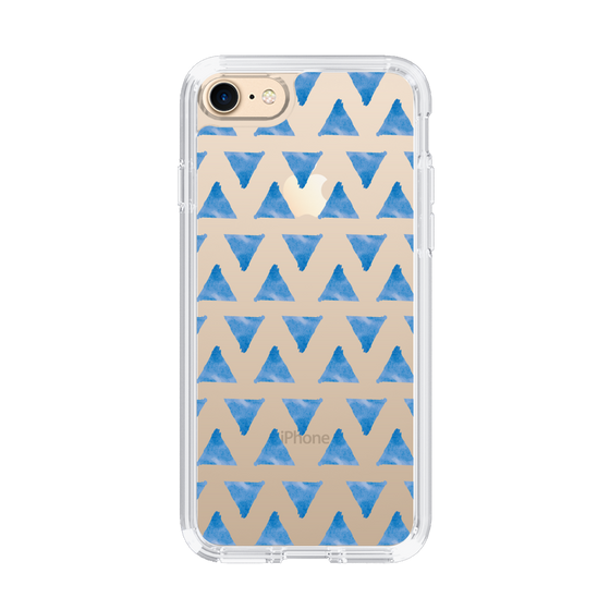 Slim Protection Case［ Original - Favorite Color Triangle - Blue ］