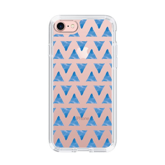 Slim Protection Case［ Original - Favorite Color Triangle - Blue ］