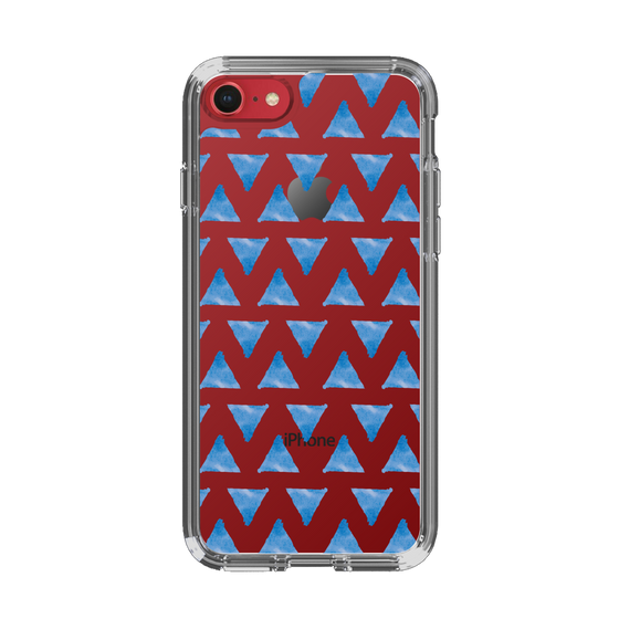 Slim Protection Case［ Original - Favorite Color Triangle - Blue ］