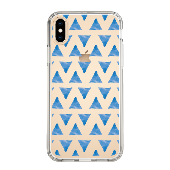 Slim Protection Case［ Original - Favorite Color Triangle - Blue ］