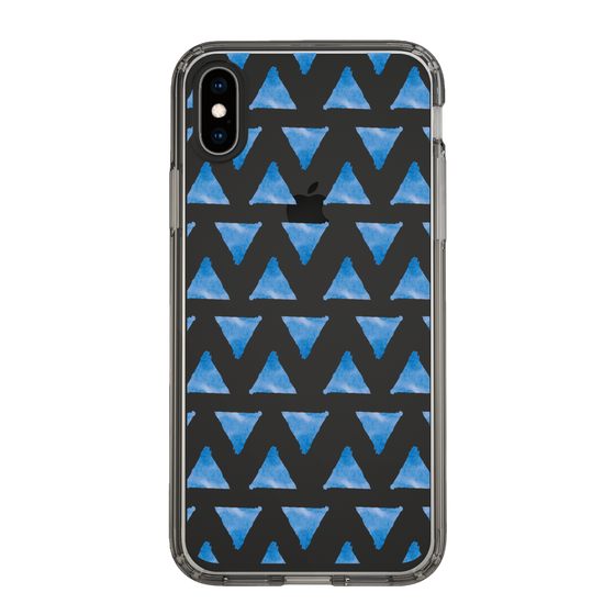 Slim Protection Case［ Original - Favorite Color Triangle - Blue ］