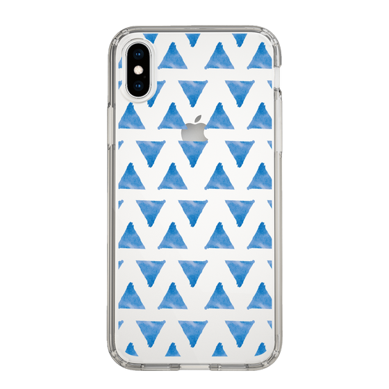 Slim Protection Case［ Original - Favorite Color Triangle - Blue ］