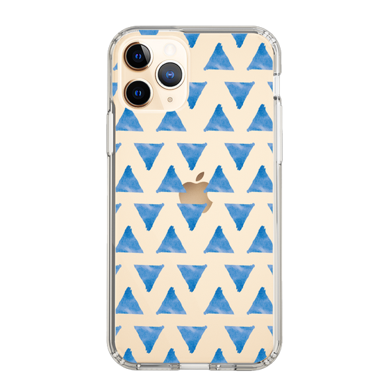 Slim Protection Case［ Original - Favorite Color Triangle - Blue ］