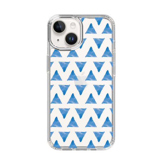 Slim Protection Case［ Original - Favorite Color Triangle - Blue ］