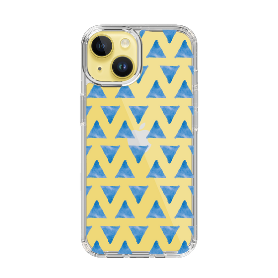 Slim Protection Case［ Original - Favorite Color Triangle - Blue ］