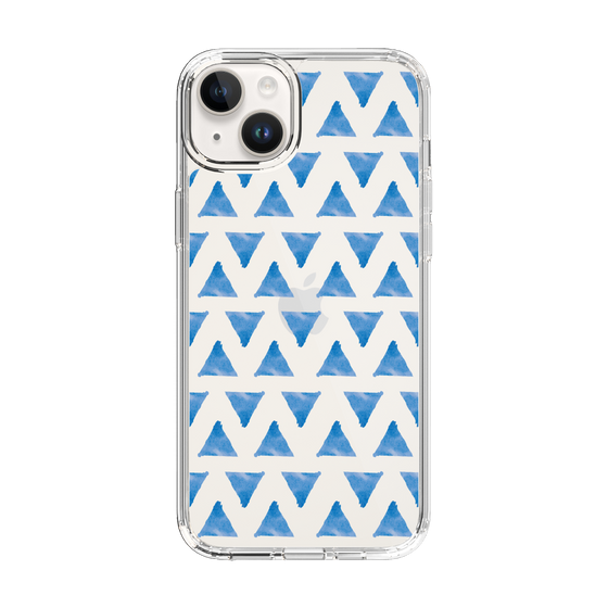 Slim Protection Case［ Original - Favorite Color Triangle - Blue ］