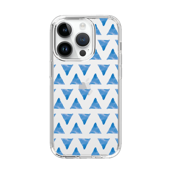 Slim Protection Case［ Original - Favorite Color Triangle - Blue ］