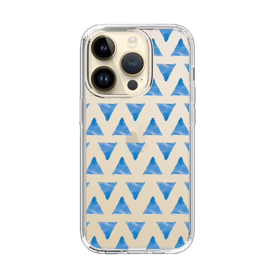 Slim Protection Case［ Original - Favorite Color Triangle - Blue ］