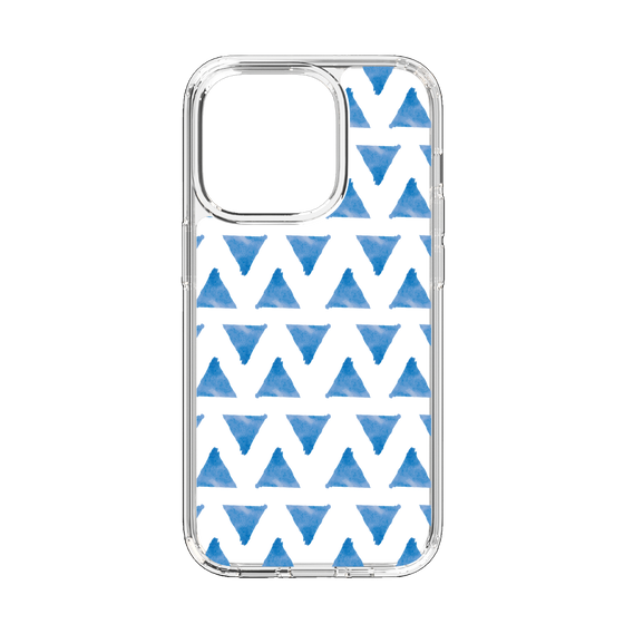 Slim Protection Case［ Original - Favorite Color Triangle - Blue ］