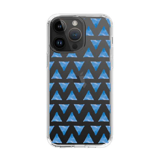 Slim Protection Case［ Original - Favorite Color Triangle - Blue ］