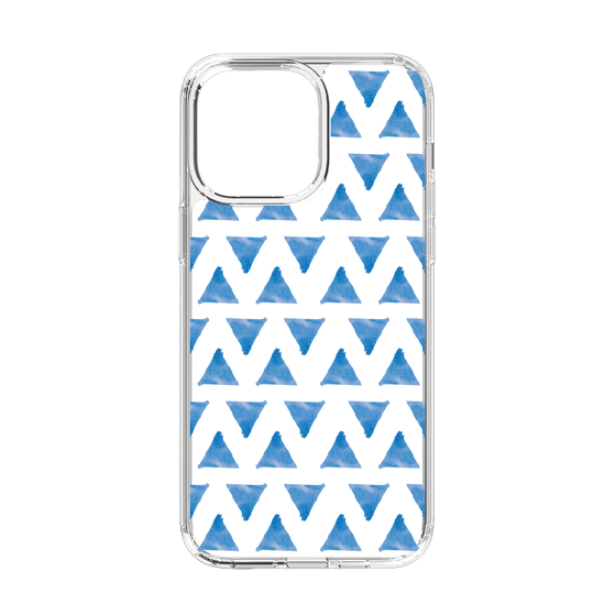 Slim Protection Case［ Original - Favorite Color Triangle - Blue ］