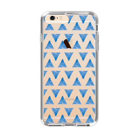 Slim Protection Case［ Original - Favorite Color Triangle - Blue ］