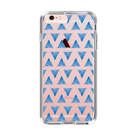 Slim Protection Case［ Original - Favorite Color Triangle - Blue ］