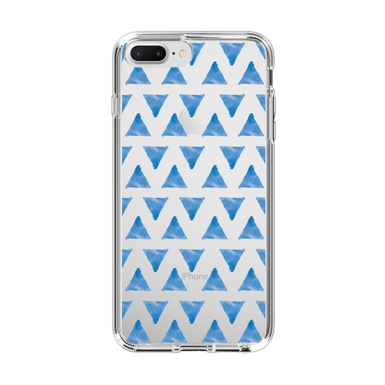 Slim Protection Case［ Original - Favorite Color Triangle - Blue ］