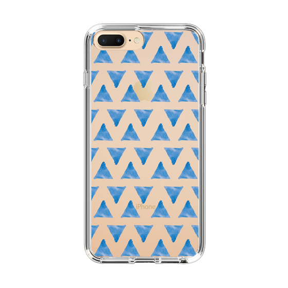 Slim Protection Case［ Original - Favorite Color Triangle - Blue ］