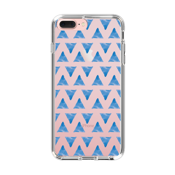 Slim Protection Case［ Original - Favorite Color Triangle - Blue ］