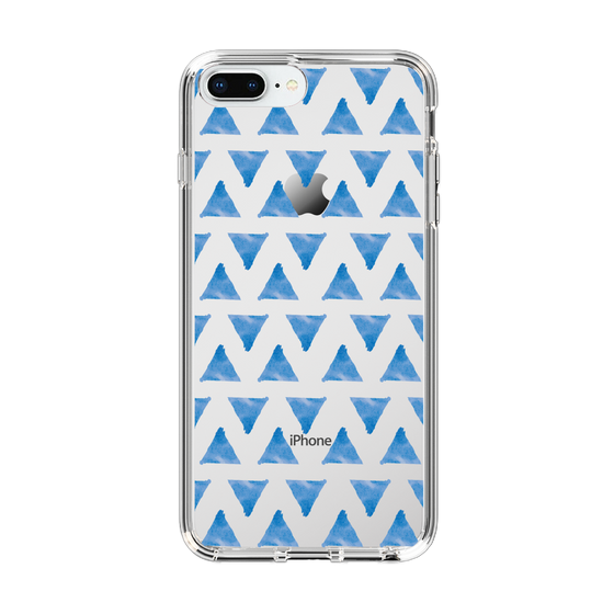 Slim Protection Case［ Original - Favorite Color Triangle - Blue ］