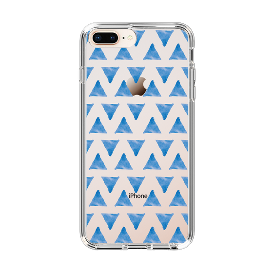 Slim Protection Case［ Original - Favorite Color Triangle - Blue ］