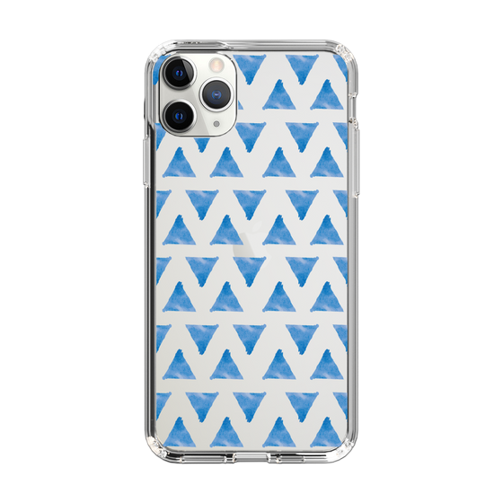 Slim Protection Case［ Original - Favorite Color Triangle - Blue ］