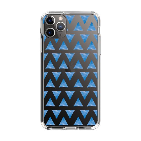 Slim Protection Case［ Original - Favorite Color Triangle - Blue ］