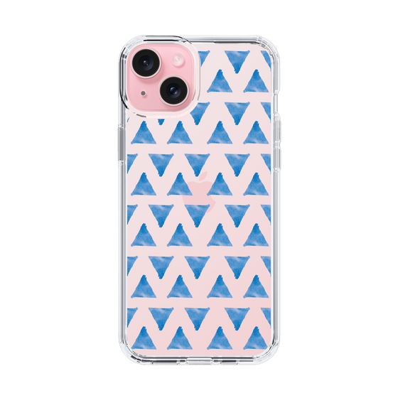 Slim Protection Case［ Original - Favorite Color Triangle - Blue ］