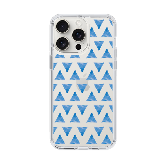Slim Protection Case［ Original - Favorite Color Triangle - Blue ］