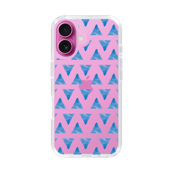 Slim Protection Case［ Original - Favorite Color Triangle - Blue ］