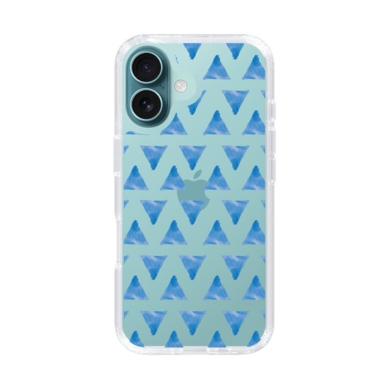 Slim Protection Case［ Original - Favorite Color Triangle - Blue ］