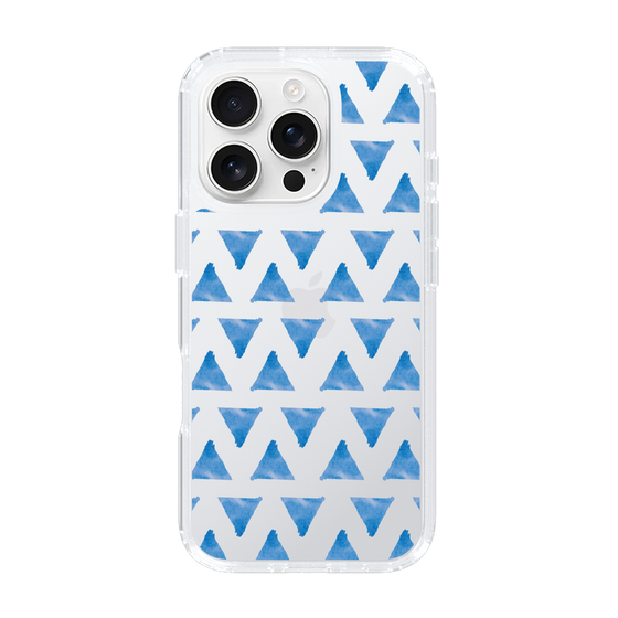 Slim Protection Case［ Original - Favorite Color Triangle - Blue ］