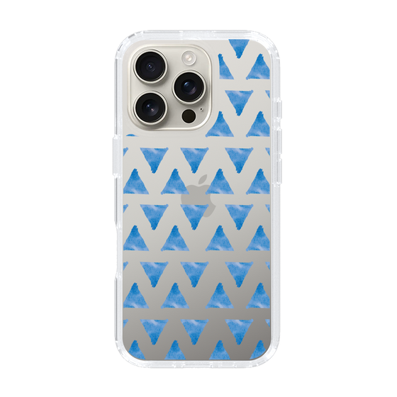 Slim Protection Case［ Original - Favorite Color Triangle - Blue ］