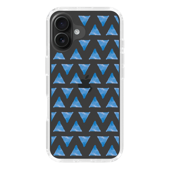 Slim Protection Case［ Original - Favorite Color Triangle - Blue ］