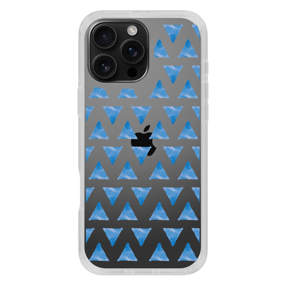 Slim Protection Case［ Original - Favorite Color Triangle - Blue ］