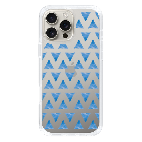 Slim Protection Case［ Original - Favorite Color Triangle - Blue ］