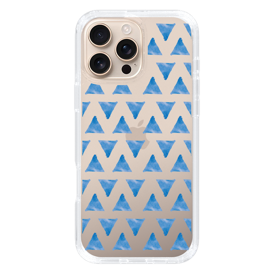 Slim Protection Case［ Original - Favorite Color Triangle - Blue ］