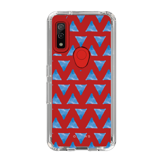 Slim Protection Case［ Original - Favorite Color Triangle - Blue ］