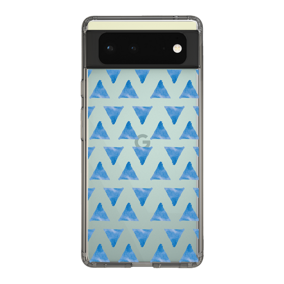 Slim Protection Case［ Original - Favorite Color Triangle - Blue ］